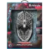 Defender PROTOTYPE GM-670L rato gaming, ótico, 2400 DPI, com fio USB, ambidestro, iluminado, preto