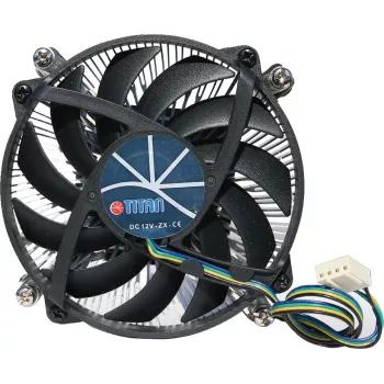 Titan DC-HA11TZ/RPW sistema de refrigeração para computador refrigeração a ar do processador 9,5 cm alumínio - preto (DC-HA11TZ/RPW)
