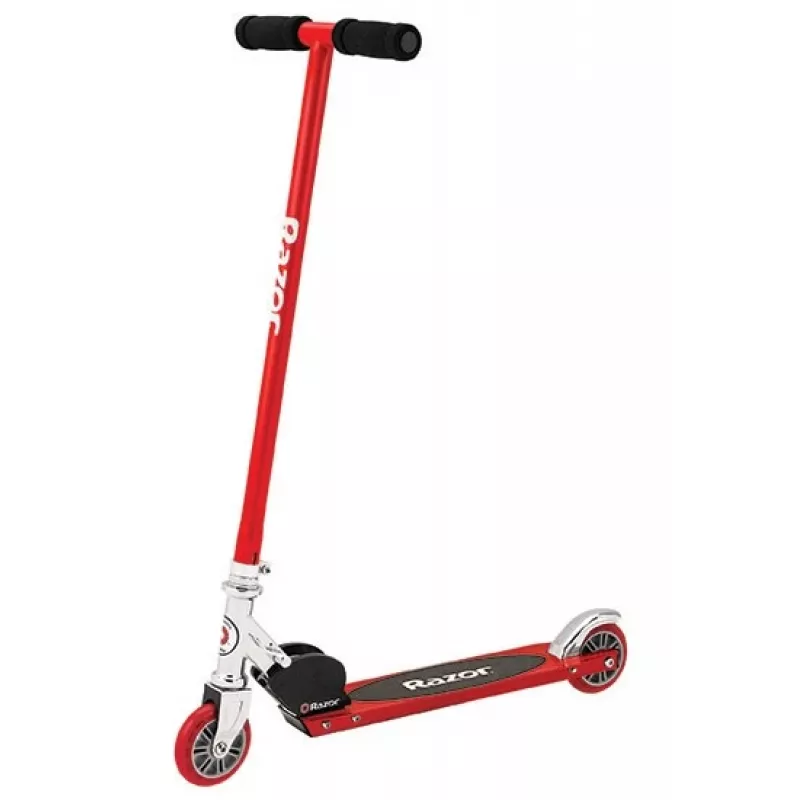 Razor S Sport 13073058 trotinete, aço, dobrável, travão de guarda-lamas traseiro, vermelho/preto