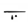 Adaptador USB Lanberg placa de rede WLAN NC-0900-WIE USB 2.0 Dualband AX900 1X antena externa