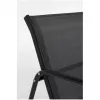 Conjunto de mobiliário de jardim Extralink BLACK FOREST têxtil duas cadeiras + espreguiçadeira + mesa dobrável preto L-0358 conjunto de mobiliário de exterior