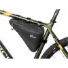 Morobbia Triangle Bag, cesto/bolsa para bicicleta (preto, bolsa de tubo superior 2 L)