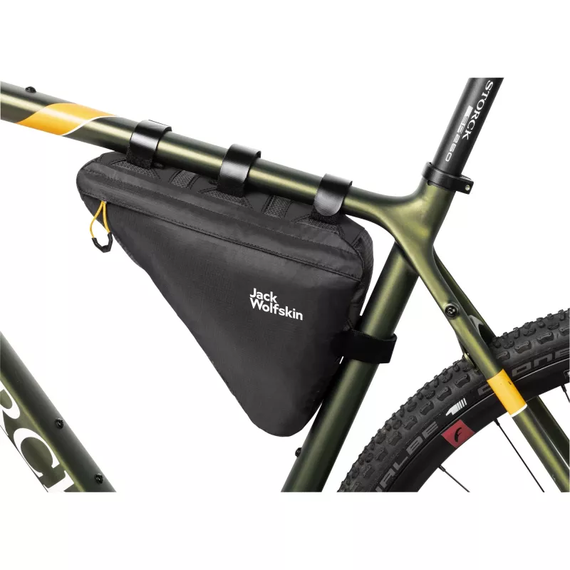 Morobbia Triangle Bag, cesto/bolsa para bicicleta (preto, bolsa de tubo superior 2 L)