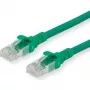 ROLINE - Cabo de rede - RJ-45 (M) para RJ-45 (M) - 30 cm - SFTP, PiMF - CAT 6 - isento de halogéneos, moldado, condutor multifilar - verde (21.15.2954)