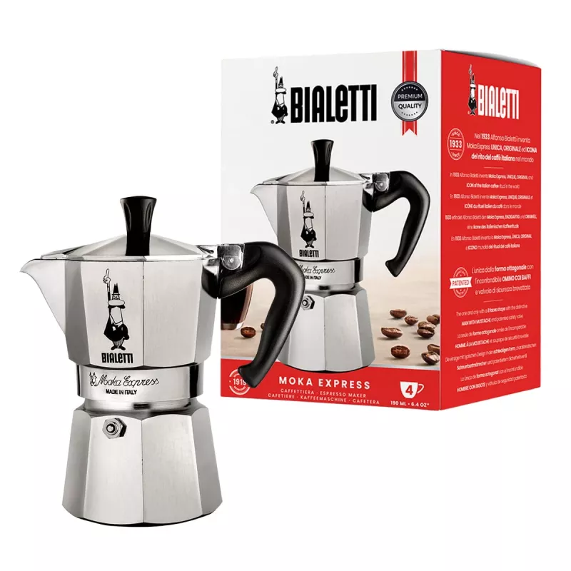 Cafeteira Moka Bialetti Moka Express 0,23 L alumínio