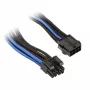Cabo Silverstone EPS 8 pinos para EPS/ATX 4+4 pinos, 300 mm - preto/ (SST-PP07-EPS8BA)