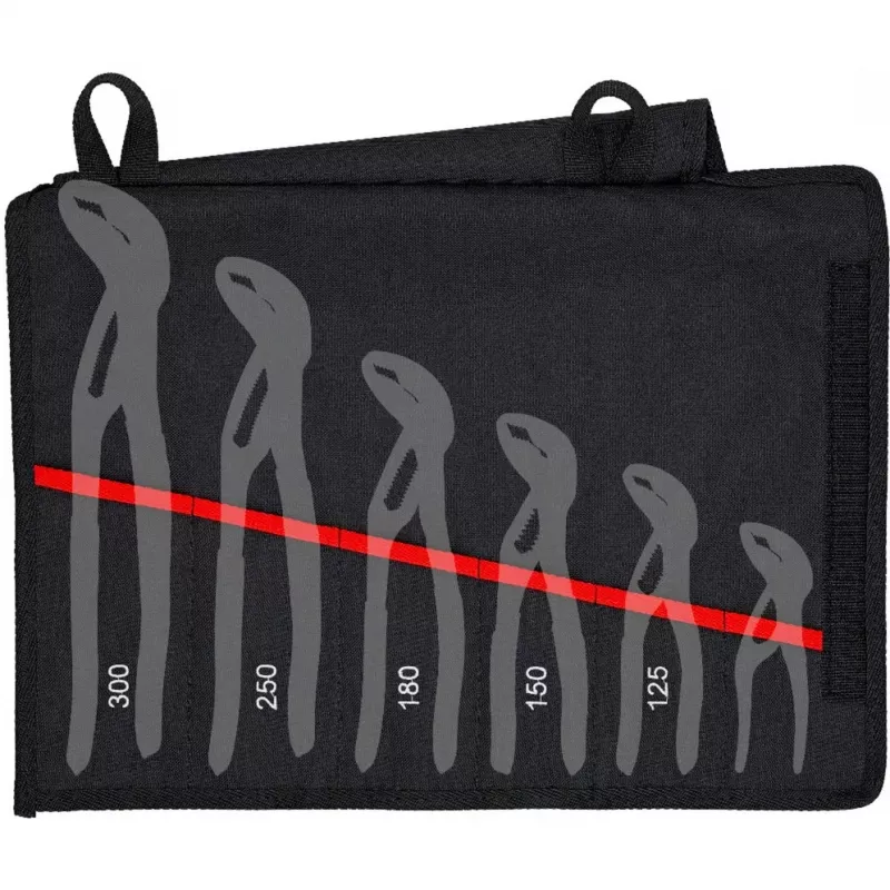 Bolsa de ferramentas Knipex 00 19 55 S5 LE, vazia, dimensões 340 x 140 x 40 mm, 1 unid.