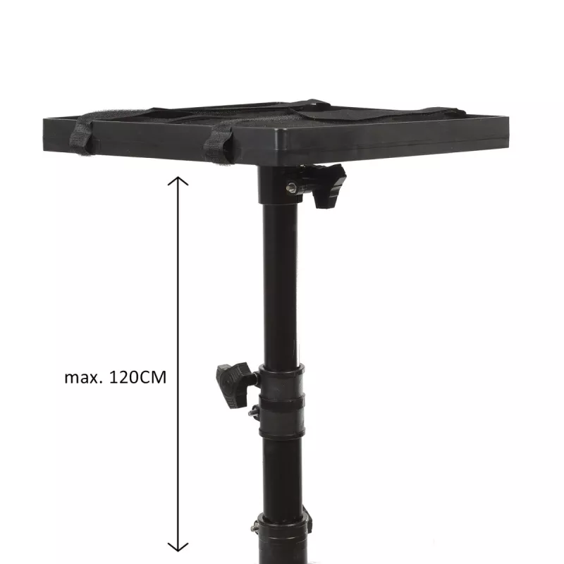 Suporte de projetor portátil ajustável MACLEAN MC-920, altura até 1,2 m, tripé leve