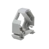 Logilink | adaptador para calha DIN para 1x módulo Keystone RJ45 | MP0053