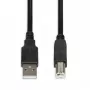 Cabo USB iBox IKU2D 3 m USB 2.0 USB A USB B preto