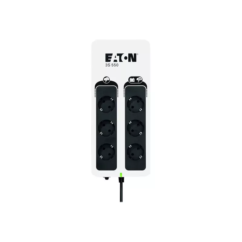 Eaton 3S 550 DIN 0,55 kVA 330 W 6 tomadas AC