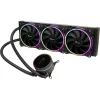 Refrigeração líquida tudo-em-um INTER-TECH LC-360 RGB — ventoinha de 12 cm, rolamento hidráulico, preto