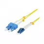 Synergy 21 cabo patch de fibra ótica 2 fibras 5 m LC-SC 9/125 µm OS2 AD 2 mm bainha flexível de proteção contra dobras - fibra monomodo - 5 m