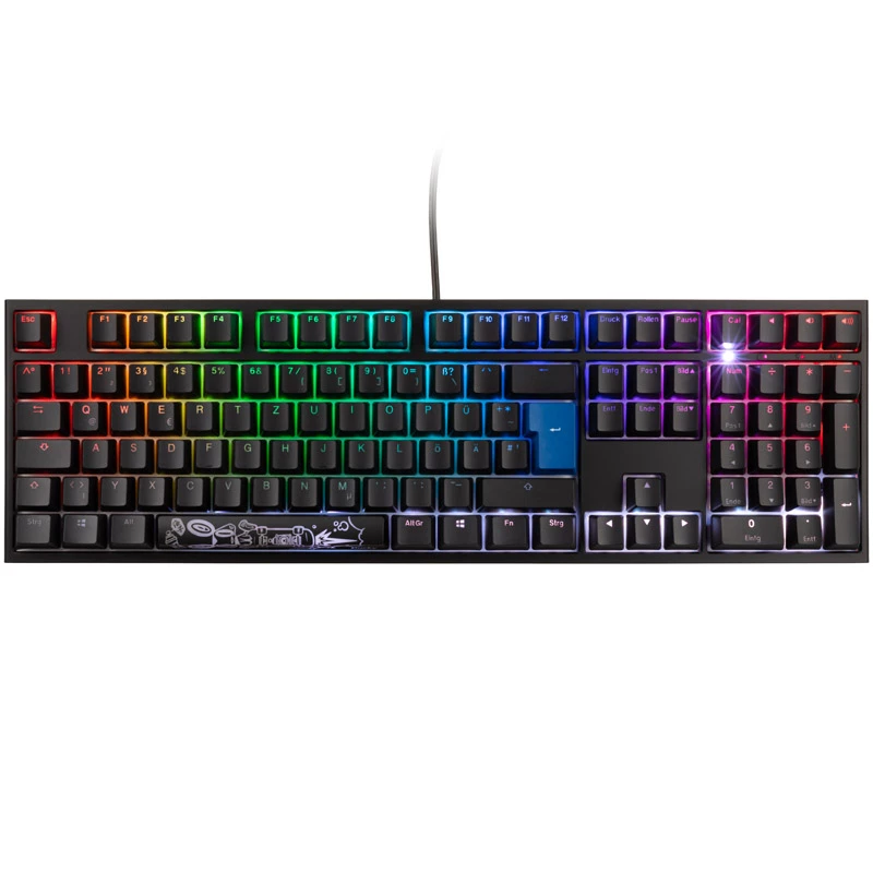 Ducky ONE 2 teclado gaming USB RGB preto
