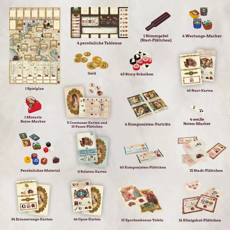 Lacrimosa, jogo de tabuleiro