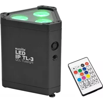 Projetor LED IP EUROLITE TL-3 QCL (modelo 51914270) — projetor de palco/arquitetura resistente às intempéries