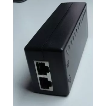 WANTEC 5561, Ethernet rápido, 10,100 Mbit/s, 802.3af, Preto, Curto-circuito, 48 V