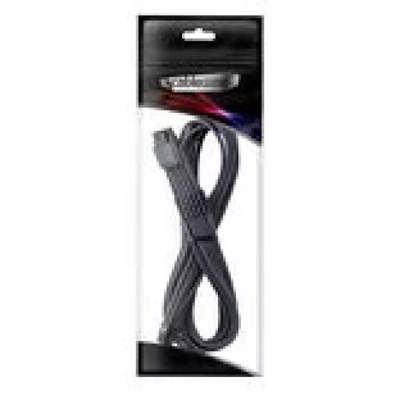 Cabo CableMod Universal Pro ModMesh 16-Pin para 16-Pin, revestido, StealthSense - carbono, 60 cm