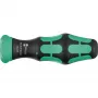 Wera 80 RA Vario 05051495001 cabo de chave de fendas com roquete, 113,5 mm, preto/verde
