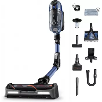 Aspirador vertical 2 em 1 Rowenta X-Force RH99C0 bateria seco sem saco 0,9 l 480 W preto, azul