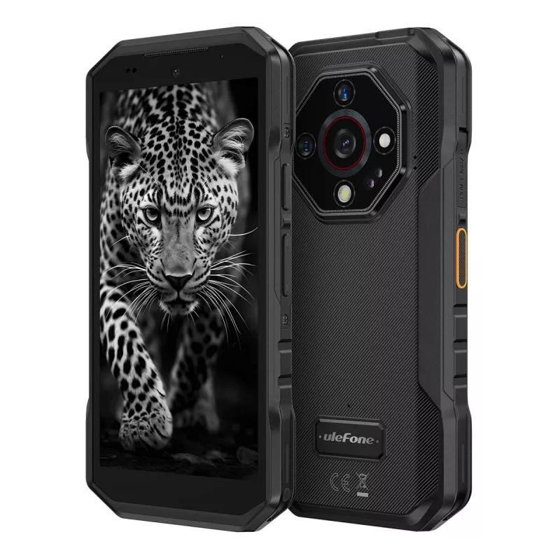 Ulefone Armor X32 UF-AX32/BK smartphone, 5,65 polegadas, 6 GB RAM, 128 GB, Android 14, 5500 mAh, Future Black