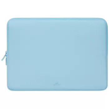 Capa para portátil Rivacase Riva Szuzuka 15,6 polegadas Azul pastel, capa protetora acolchoada