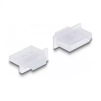 Cobertura para cabos DeLOCK 64107 conector fêmea DisplayPort transparente 10 unid.