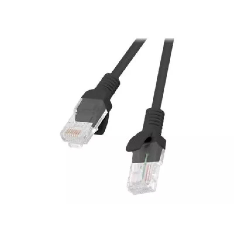 Cabo de rede LANBERG PCU5-10CC-0200-BK RJ-45 Cat5e U/UTP 2 m preto