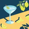 Conjunto de pintura Ravensburger CreArt Mocktail Lemon – conjunto de pintar por números
