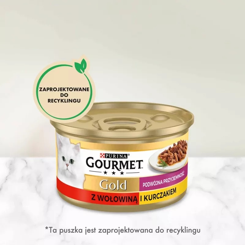 Gourmet Gold - mix de vaca e frango 85 g