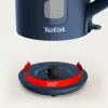 Chaleira elétrica Tefal KO2M0410 — 1,7 L, 2400 W, azul, indicador de nível de água, filtro anticalcário