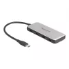 Hub USB 3.2 Gen 1 Type-C DeLOCK 64261 10000 Mbit/s preto cinzento
