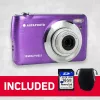 Agfa Photo DC8200 roxo + bolsa + cartão SD 16 GB