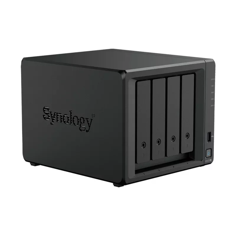 Servidor de armazenamento NAS SYNOLOGY DS425+ — 4-Bay, Intel Celeron J4125 2,0–2,7 GHz, 2 GB DDR4, 0 TB, 2,5GbE, 2 ranhuras M.2