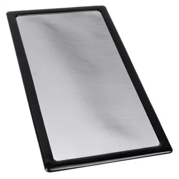 Filtro de poeira Demciflex 280 mm x 140 mm – preto/preto
