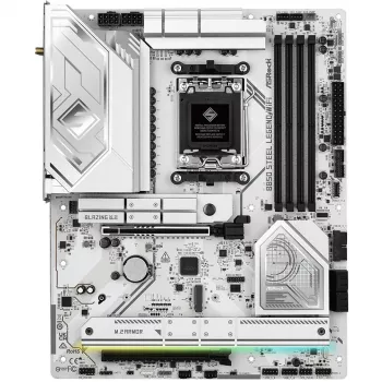 Motherboard ASROCK B850 Steel Legend WiFi ATX — AMD B850, socket AM5, DDR5, 4x DIMM, 4x M.2, Wi-Fi 7, LAN 2.5Gb