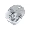 Massajador de pernas Adler AD 2167 com massagem por rolos e vibração, calor, intensidade ajustável, 80 W, cinzento branco