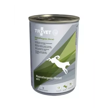 Alimento húmido para cães TROVET Horse Potato Diet 400 g — cavalo & aves, 81% humidade, 6,5% proteína, sem glúten e sem soja