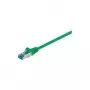 Cabo patch Wentronic Goobay CAT 6a, S/FTP (PiMF), verde, 3 m - LSZH isento de halogéneos, cobre (93783)