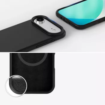 Capa de silicone 4smarts Cupertino para Apple iPhone Air compatível com MagSafe