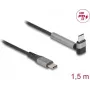 Cabo USB DeLOCK 81172 1,5 m USB-C preto cinzento USB 2.0