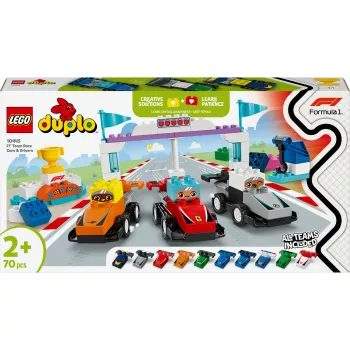 LEGO DUPLO 10445 Carro de corrida e piloto da equipa F1