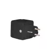 Tomada inteligente Denver PLO-108 preta exterior IP44 com fios sem fios