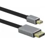 helos PREMIUM Cabo de Mini DisplayPort para DisplayPort, DisplayPort 1.4, 8K, 2 m, preto