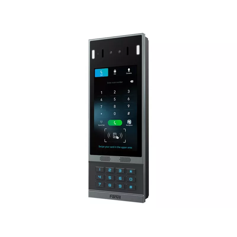 Videoporteiro Fanvil i67 2 MP 17,8 cm (7 polegadas) preto, cinzento