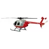 Amewi Helicóptero RC MD500 Bateria Li-Po 350mAh Prateado/Vermelho (25354)
