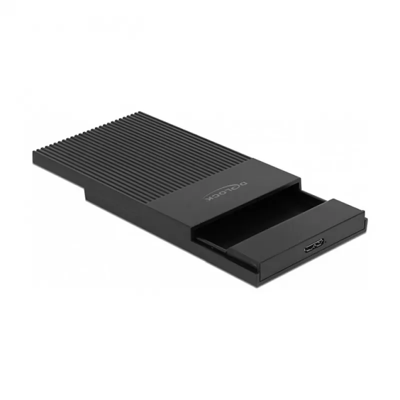 Caixa para HDD/SSD DeLOCK 42011 preta 2,5