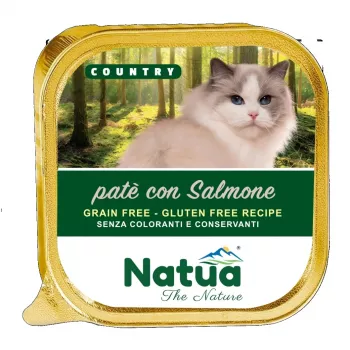NATUA Country Salmon - comida húmida para gatos - 100g