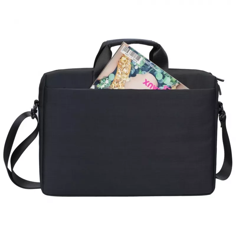 Bolsa de tiracolo Rivacase Biscayne 39,6 cm (15,6 polegadas) Preto