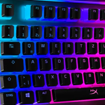 Teclas HyperX Pudding – conjunto completo de teclas – ABS – preto (layout DE) – teclas de teclado – ABS – preto